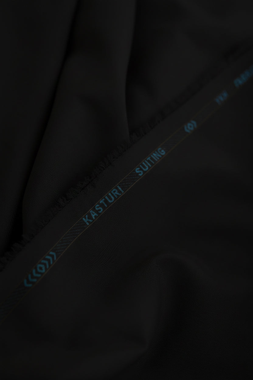 KASTURI SUITING BLACK
