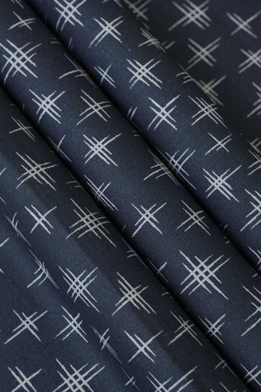 Digital Cotton kurta Grey