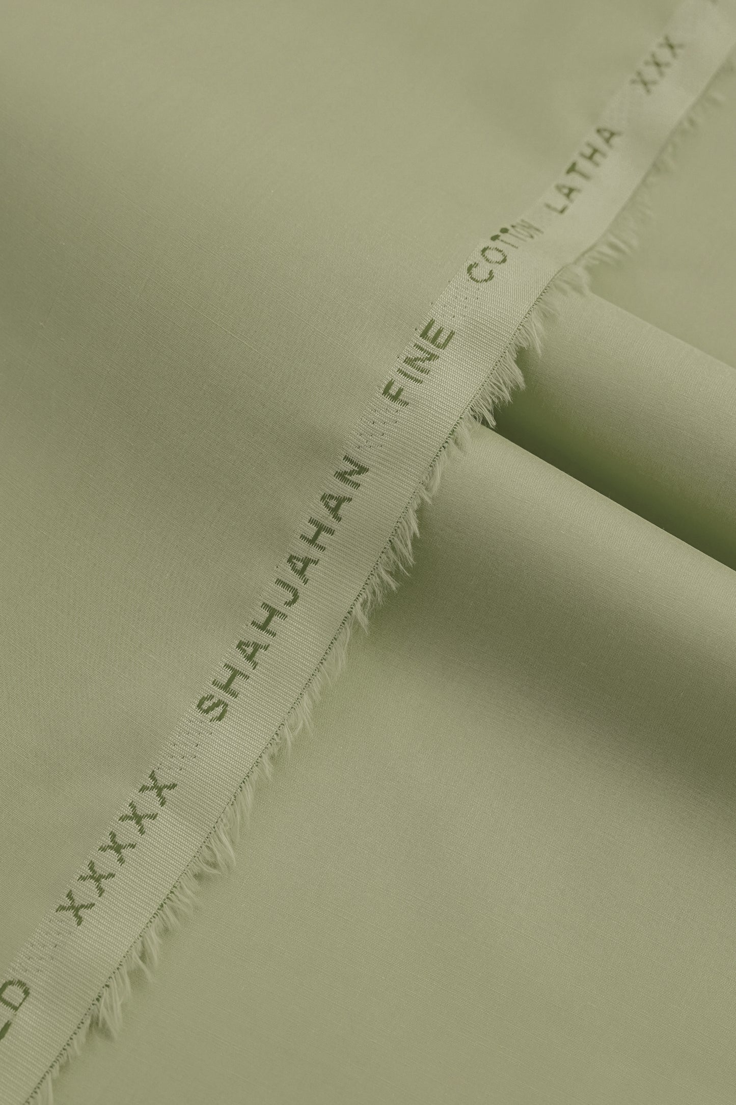 100%Shah Jahan Cotton Latha-Apple Green