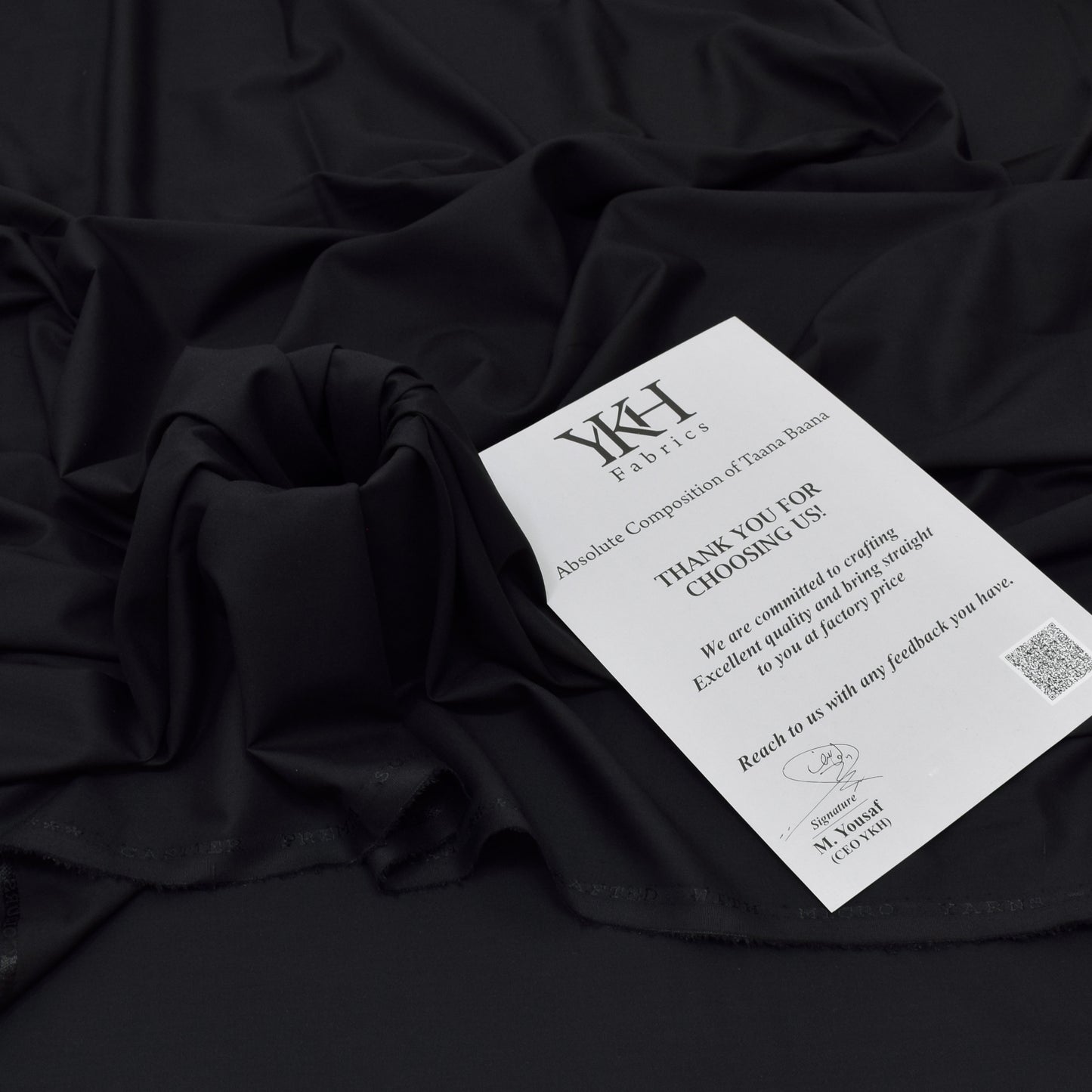 Marble Arch Wash & Wear-Black