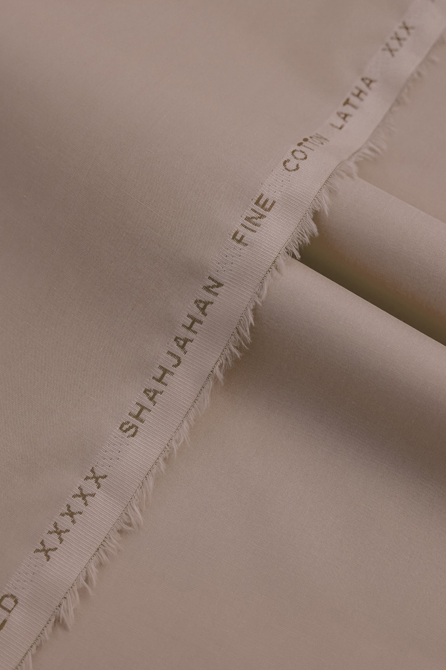 100%Shah Jahan Cotton Latha-Plaster Brown