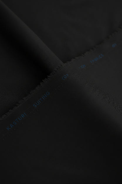 KASTURI SUITING BLACK
