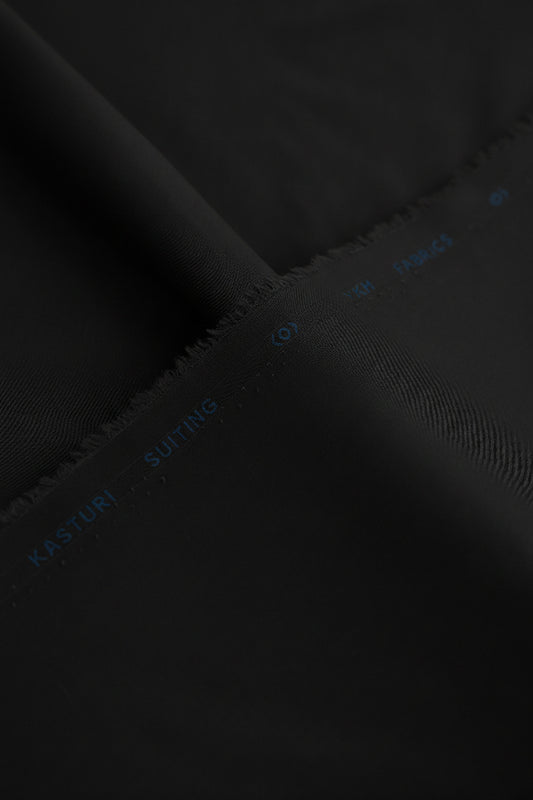 KASTURI SUITING BLACK