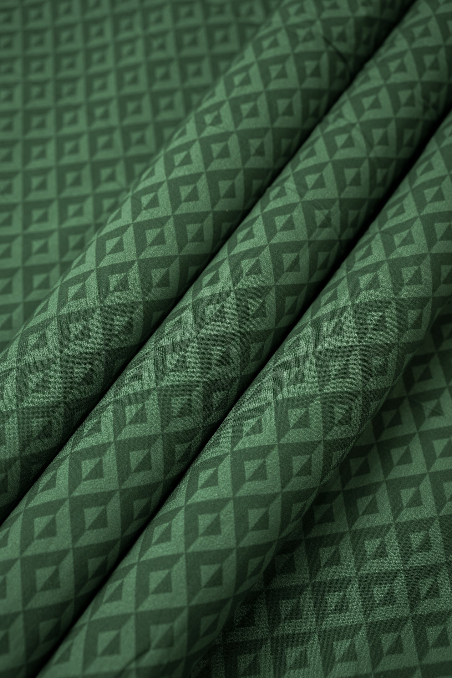 Digital Cotton kurta Mid Green
