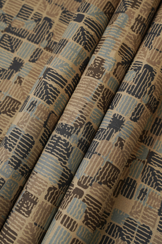 Digital Cotton kurta Silk