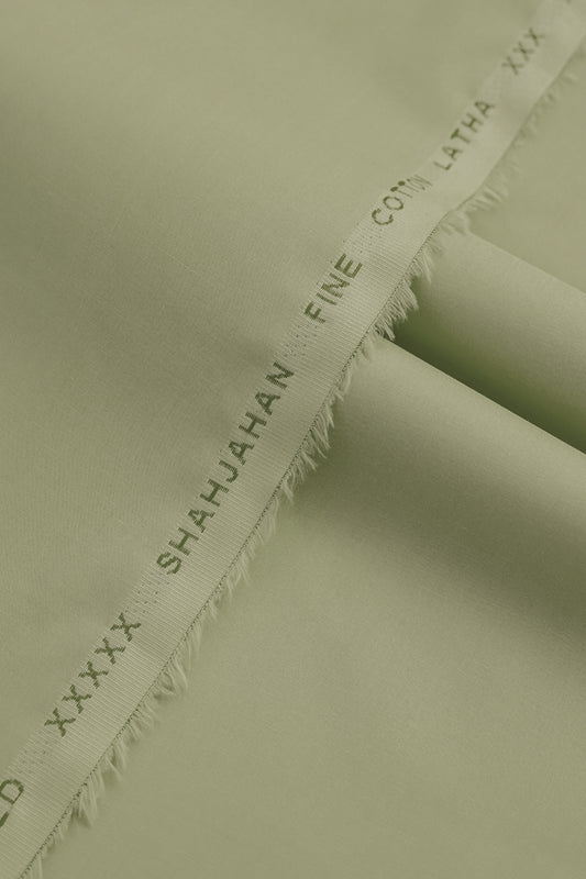 100%Shah Jahan Cotton Latha-Apple Green