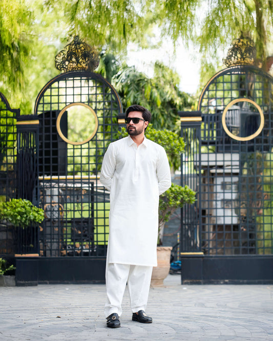 Slub Prime Khaddar-Off White