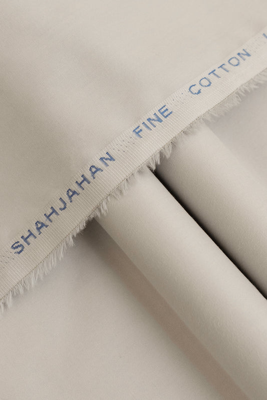 100%Shah Jahan Cotton Latha - Sand
