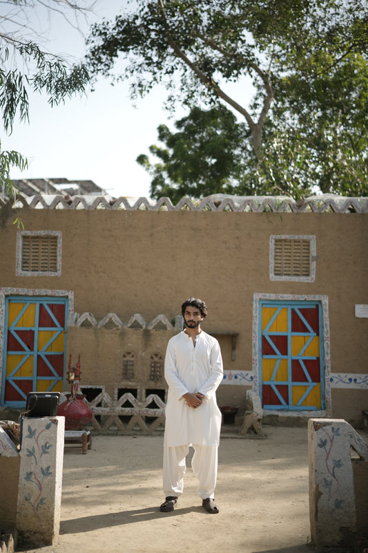 Oxford Suiting - Off White