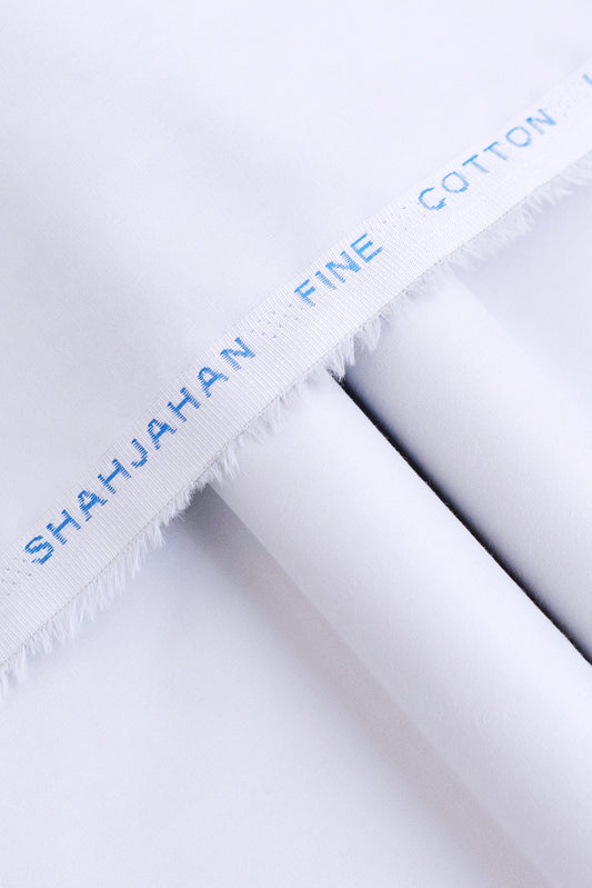 100%Shah Jahan Cotton Latha-Super White
