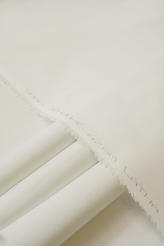 100%Shah Jahan Cotton Latha-Silver Ice